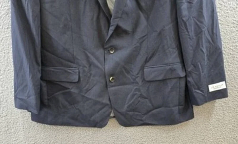 J. M. Haggar Premium Stretch Classic Fit Suit Jacket Men's 50 Dark Navy L/S
